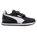 Tênis Infantil PUMA St Runner V4 Mesh PRETO/BRANCO