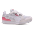 Tênis Infantil PUMA St Runner V4 Mesh BRANCO/ROSA