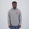Blusão de Moletom Flamengo Freedom Masculino CINZA