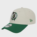 Boné New Era 9Forty Contrast Patch Boston Celtics Masculino BEGE