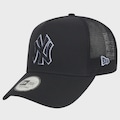 Boné New Era 9Forty Outline E-Frame New York Yankees Trucker Navy Masculino AZUL