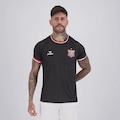 Camisa Junpe Paulista de Jundiaí Concentração 2026 Masculina PRETO