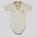 Body Flamengo Premium Infantil BRANCO