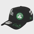 Boné New Era 9Forty A-Frame NBA All Over Boston Celtics Masculino PRETO