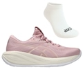 Kit Tênis Asics Gel-Cumulus 28 E Meia - Feminino ROSA