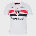 Camisa Do São Paulo Torcedor New Balance Masculina BRANCO