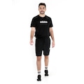 Bermuda Essential Três Listras adidas Masculino PRETO