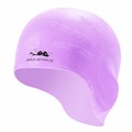 Touca De Natação Gold Sports Ergononico Ultra III Confort De Silicone - Com Cobertura das Orelhas LILAS