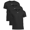 Kit 3 Camisetas Esportiva Stretch Speedo Masculina PRETO