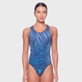 Maio Cross Slim Wind Waves Speedo Feminino AZUL