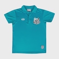 Camisa Polo Do Santos Principe Surf Center Infantil AZUL