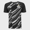 Camisa Do Santos Aquecimento 2026 Umbro Masculina PRETO