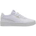 Tênis Puma Carina 3.0 BDP Feminino BRANCO/OURO