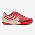 Chuteira Society Adulto Umbro Pro 5 Bump Club VERMELHO