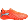 Chuteira de Futsal Adulto Indoor Puma Future 9 Play IT LARANJA