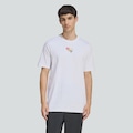 Camiseta adidas Bordada Futebol Masculina BRANCO