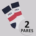 Kit 2 Pares de Meia Fila DNA BRANCO