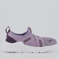 Tênis Infantil PUMA Wired Run Slip On ROXO