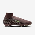 Chuteira de Campo Masculina Nike Zoom Mercurial Superfly 10 Elite KM MARROM/VERDE CLA