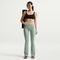 Calça Legging Dri-FIT Nike One Flare Feminina VERDE/BRANCO