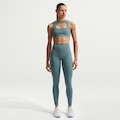 Calça Legging Dri-FIT Nike Zenvy Feminina BRANCO/AMARELO