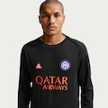 Camisa Inter de Milão ML 26/27 Pré-Jogo Nike Masculina PRETO/LARANJA