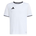 Camiseta Esportiva Entrada 26 adidas Infantil BRANCO/PRETO