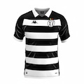 Camisa do XV de Piracicaba 2026 Uniforme I Plus Size Kappa Masculina PRETO/BRANCO