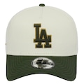 Boné Aba Curva 9FORTY AF Los Angeles Dodgers Metallic New Era Unissex OFF WHITE