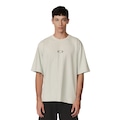 Camiseta Ellipse Rocky SS Tee Oakley Masculina BEGE/BRANCO