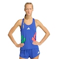 Camiseta Regata Adizero F Sgl W adidas Feminino AZUL