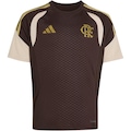 Camisa Treino Flamengo adidas Infantil MARROM