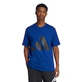 Camiseta Big Logo adidas Masculina AZUL/PRETO