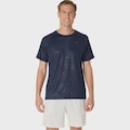 Camiseta ASICS Game All Over Print SS Top Masculino AZUL