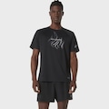 Camiseta ASICS Road Masculino PRETO