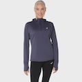 Camiseta ASICS Manga Longa Road Winter Feminino AZUL