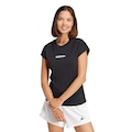 Camiseta adidas Essentials Linear Feminina PRETO