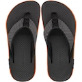 Chinelo De Dedo Kenner Kivah Pro Dots Masculina PRETO/LARANJA