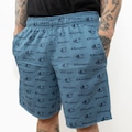 Bermuda Champion 10 Inch Powerblend Aop Sh Masculina AZUL