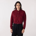 Jaqueta New Balance Athletics Small Logo Feminina VINHO