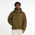 Jaqueta New Balance Hooded Puffer Masculina MARROM