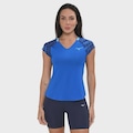 Camiseta de Tennis Mizuno Mugen Printed Feminino AZUL