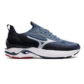 Tênis Masculino Mizuno Wave Mirai 8 PRETO/AZUL ESC