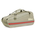 Raqueteira Wilson Team 6PK BEGE