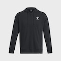 Jaqueta Com Capuz Under Armour Project Rock Heavyweight Masculina PRETO