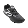 Chuteira Society Infantil Umbro PB Brave PRETO/BRANCO