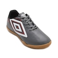 Chuteira Futsal Infantil Umbro GP Fast II CINZA/PRETO