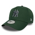 Boné Unissex New Era 9FORTY A-Frame New York Yankees Outline Aba Curva VERDE