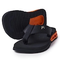 Chinelo Infantil Kenner Rakka PRETO/LARANJA