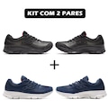 Kit 2 Pares de Tênis Olympikus Proof 3 Masculino AZUL ESC/VERDE